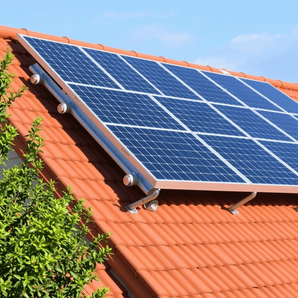 Solarmodul Halterung